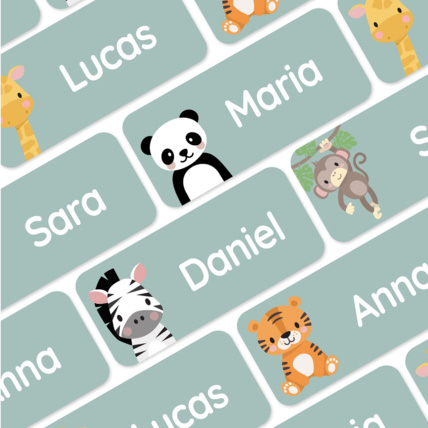 Avis 56 étiquettes thermocollantes personnalisées My Nametags 2