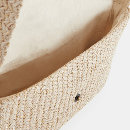 Avis Sac de cérémonie tressé jaune fille OKAIDI 3
