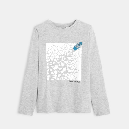 Avis T-shirt motif banquise gris garçon OKAIDI 2