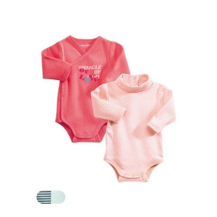 Avis Body bebe fantaisie manches longues 1 a 18 mois : lot de 2  COLIN COLLINE 1