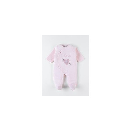 Avis Pyjama 1 pièce fleuri en velours NOUKIE'S 1