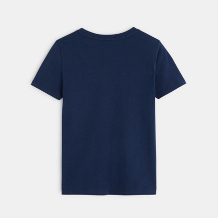 Avis T-shirt manches courtes à message bleu garçon OKAIDI 4