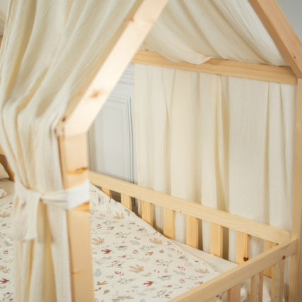 Avis Ciel de Lit Cabane en gaze de coton SOLO Sevira Kids 7