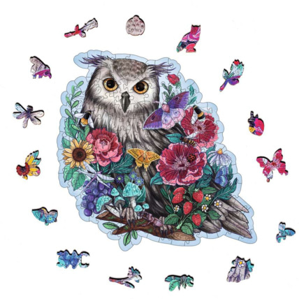 Avis Puzzle en bois - Hibou floral - de 10 ans RAVENSBURGER 3