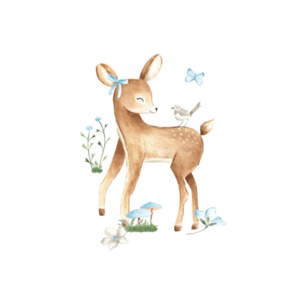 Avis Stickers Bambi et fleurs Mon Lit Cabane 1