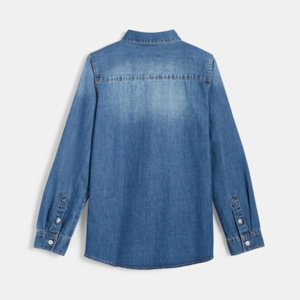 Avis Chemise en jean bleue garçon OKAIDI 3