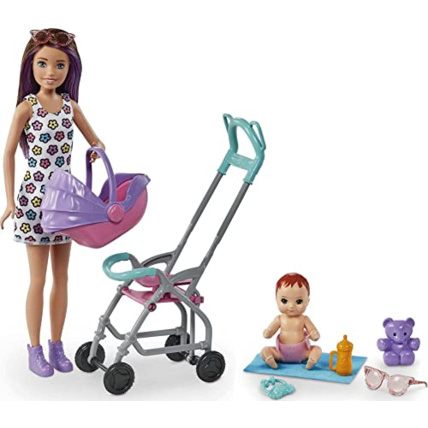 Avis Barbie Skipper Babysitters - baby-sitter avec poussette BARBIE 1