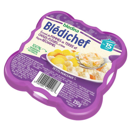 Avis BLEDICHEF - Écrasé de pommes de terre et choux-fleurs, crème façon béchamel Blédina 2