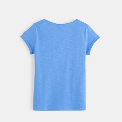 Avis T-shirt fantaisie bleu fille OKAIDI 2