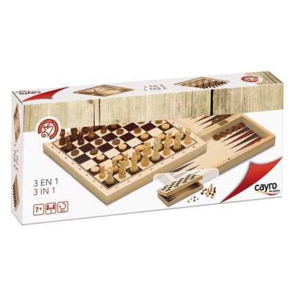 Avis Coffret de jeux 3 en 1 Cayro 1
