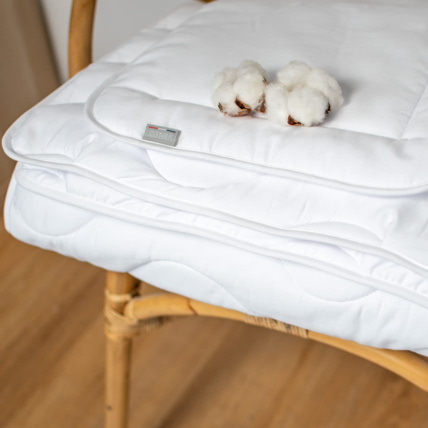 Avis Couette et oreiller enfant en satin de coton Sevira Kids 2