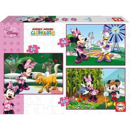 Avis Puzzle 3 en 1 Minnie Educa 1