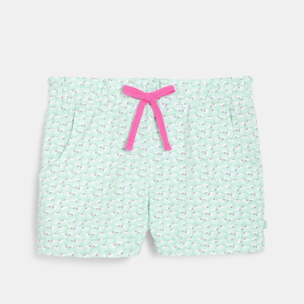 Avis Short en jersey imprimé vert fille OKAIDI 1