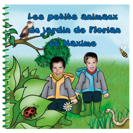 Avis Livre personnalisé pour deux enfants et leur famille : Les animaux du jardin MON LIVRE PERSONNALISABLE 1