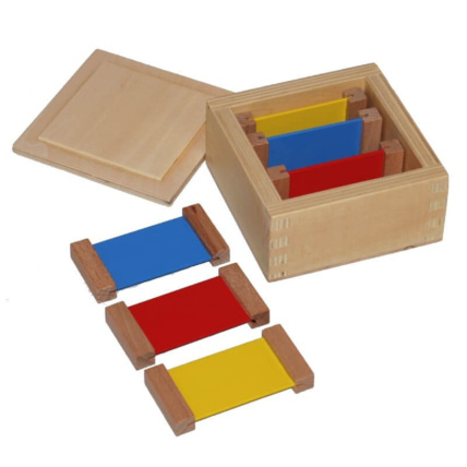 Avis 1ère boite de couleurs plaquettes bois ambiance montessori 1