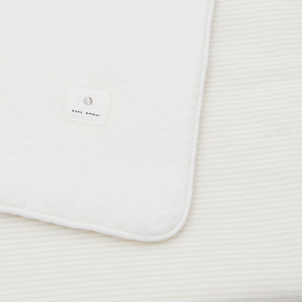 Avis Couverture bébé bi-matière ouatinée ABSORBA 2
