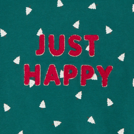Avis Sweat molleton Just Happy vert fille OKAIDI 3