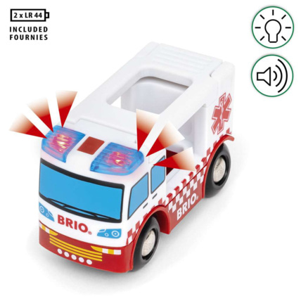 Avis Camion Ambulance Son et Lumière - de 3 ans BRIO 6