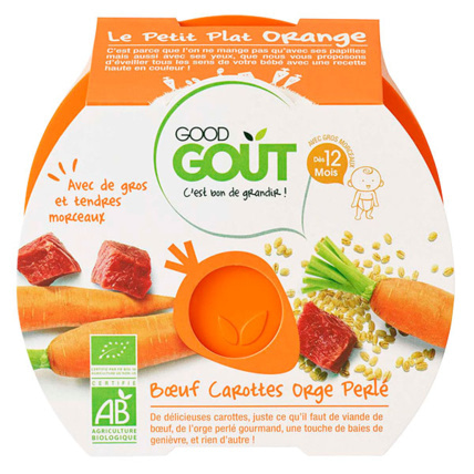 Avis Le Petit Plat orange : bœuf, carottes, orge perlé Good Goût 1