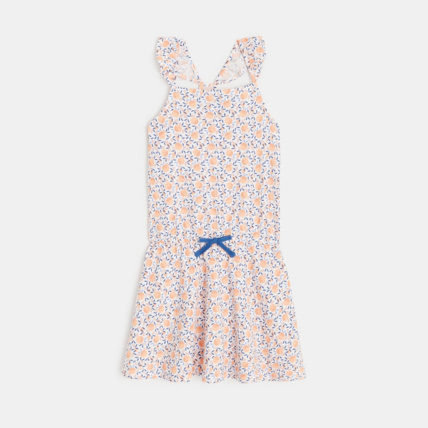 Avis Robe courte en jersey imprimé orange fille OKAIDI 2