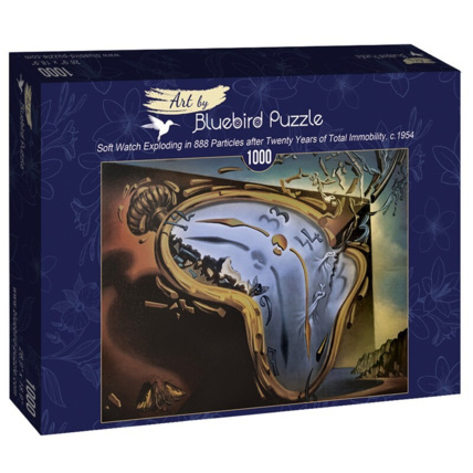 Avis Puzzle Salvador Dalí Soft Watch Exploding in 888 Parti BLUEBIRD PUZZLE 1