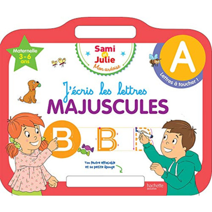 Avis Sami et Julie - Ardoise J'écris les lettres majuscules 3-5 ans Hachette Éducation 1