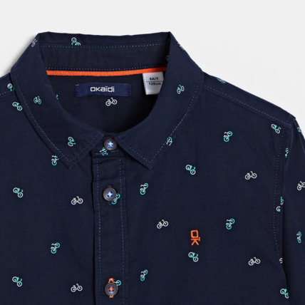 Avis Chemise à motif vélo blanche garçon OKAIDI 2