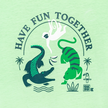 Avis T-shirt à motif placé vert garçon OKAIDI 3