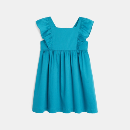 Avis Robe de cérémonie unie verte fille OKAIDI 2
