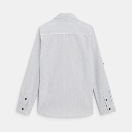 Avis Chemise à rayures bleue garçon OKAIDI 3