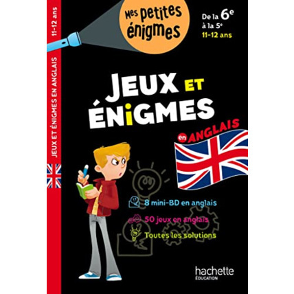 Avis Jeux et énigmes en anglais De la 6e à la 5e - Cahier de vacances 2023 Hachette Éducation 1