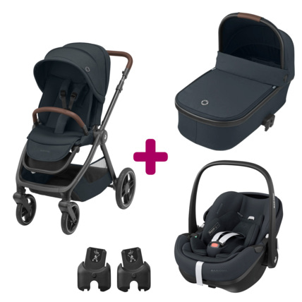 Avis Poussette trio Oxford + nacelle Oria + siège auto Pebble 360 Essential Maxi-Cosi 5