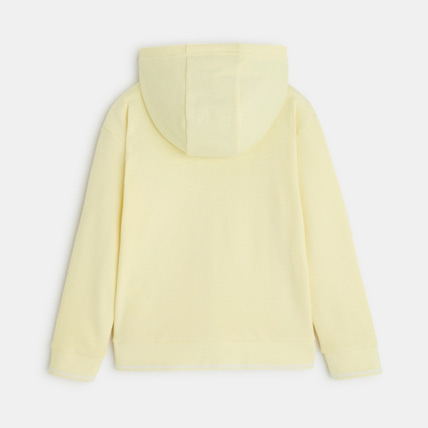 Avis Sweat zippé à capuche molleton jaune garçon OKAIDI 4
