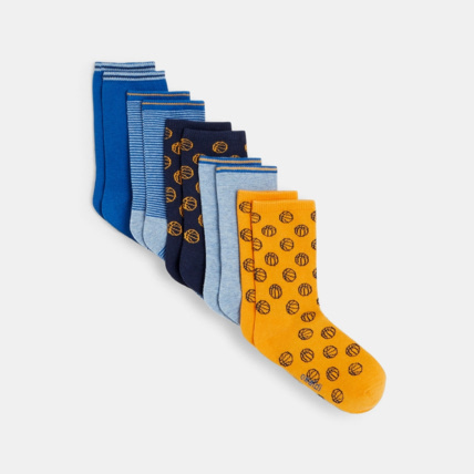 Avis Chaussettes originales (lot de 5) jaunes garçon OKAIDI 1
