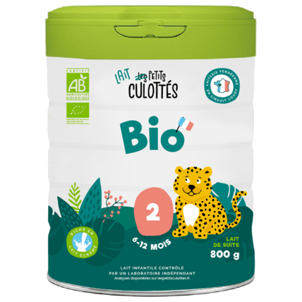 Avis Lait de suite 2ème âge Bio de 6 à 12 mois Les Petits Culottés 1