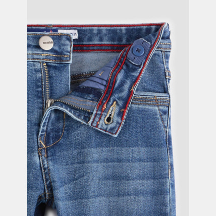 Avis Jean skinny hyper stretch bleu garçon OKAIDI 4
