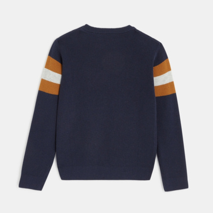 Avis Pull rayé en tricot bleu garçon OKAIDI 3