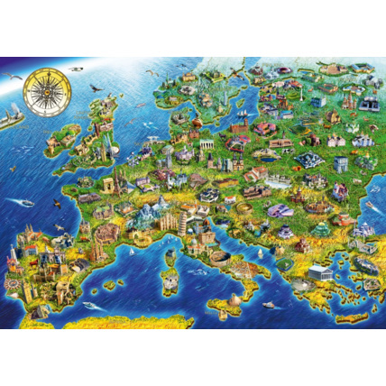 Avis Puzzle European Landmarks BLUEBIRD PUZZLE 1