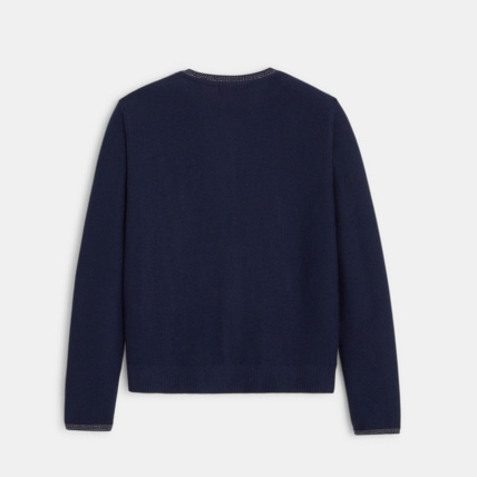 Avis Gilet boutonné bleu fille OKAIDI 3