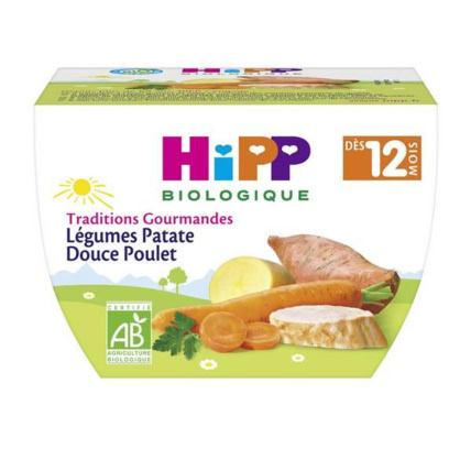 Avis Légumes Patate Douce Poulet - dès 12 mois HIPP 1