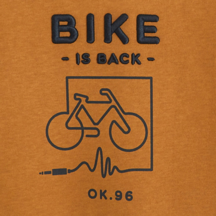 Avis Sweat-shirt en molleton Bike is Back beige garçon OKAIDI 3