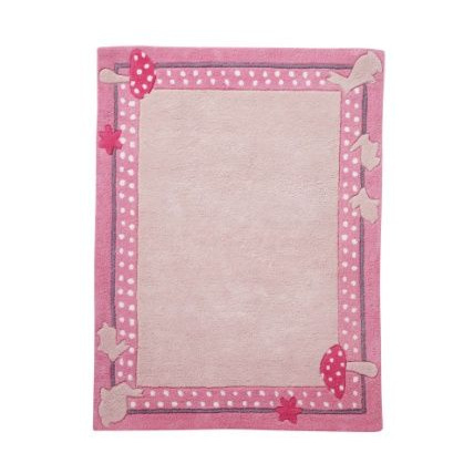 Avis Tapis lapin champignon chambre fille theme Malices et Mervei Vertbaudet 1
