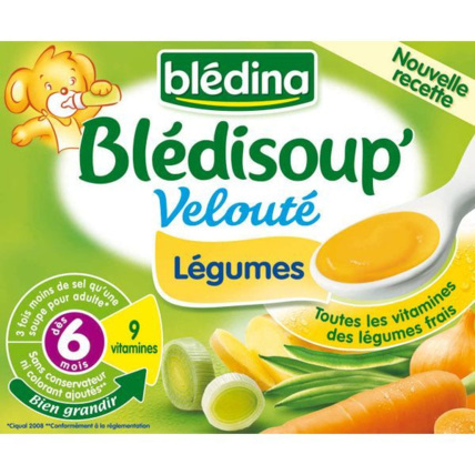 Avis BLEDINA - BLEDISOUP' - Velouté de légumes - 4mois x2 Blédina 1