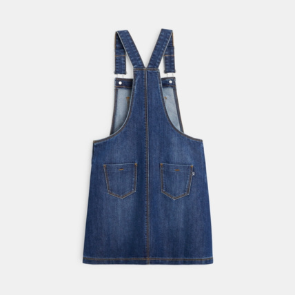 Avis Robe-salopette en jean bleue fille OKAIDI 2