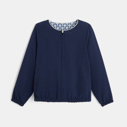 Avis Veste réversible zippée bleu fille OKAIDI 3