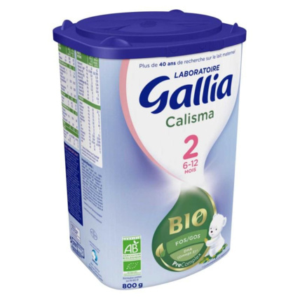 Avis Lait infantile Calisma 2ème âge BIO en poudre Laboratoire Gallia 1
