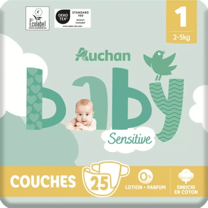 Avis Couches Sensitive Auchan 1