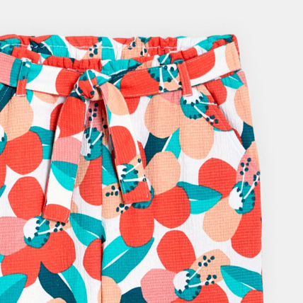 Avis Pantalon large imprimé orange fille OKAIDI 2