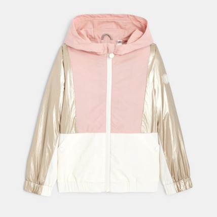 Avis Blouson déperlant à capuche rose fille OKAIDI 1