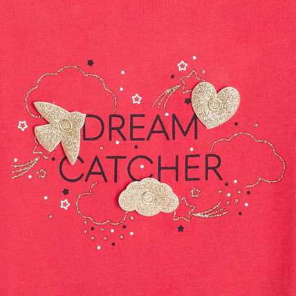 Avis T-shirt personnalisable Dream Catcher rose fille OKAIDI 2